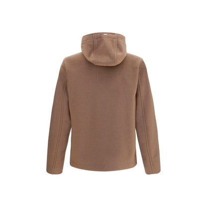 Herno Brown Polyester Full-Length Jacket