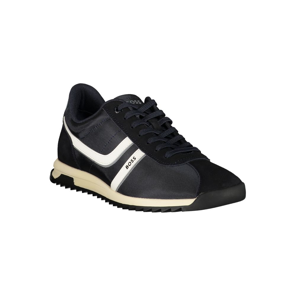 Hugo Boss Blue Polyurethane Men's Sneaker