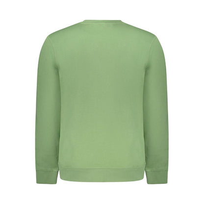 Hugo Boss Green Cotton Men's Sweatshirt