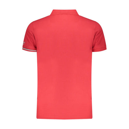 Iceberg Red Cotton Mens Polo Shirt