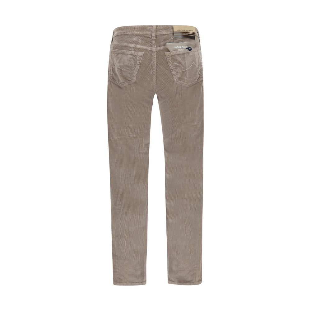 Jacob Cohen Brown Cotton Casual Pants