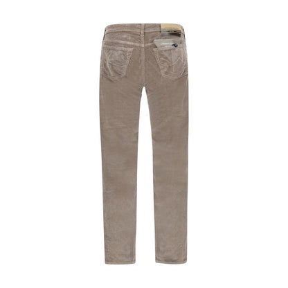 Jacob Cohen Brown Cotton Casual Pants