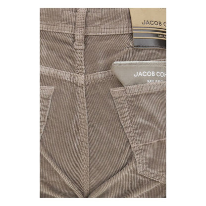 Jacob Cohen Brown Cotton Casual Pants