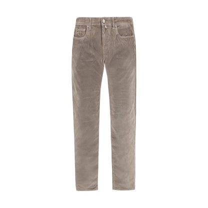 Jacob Cohen Brown Cotton Casual Pants