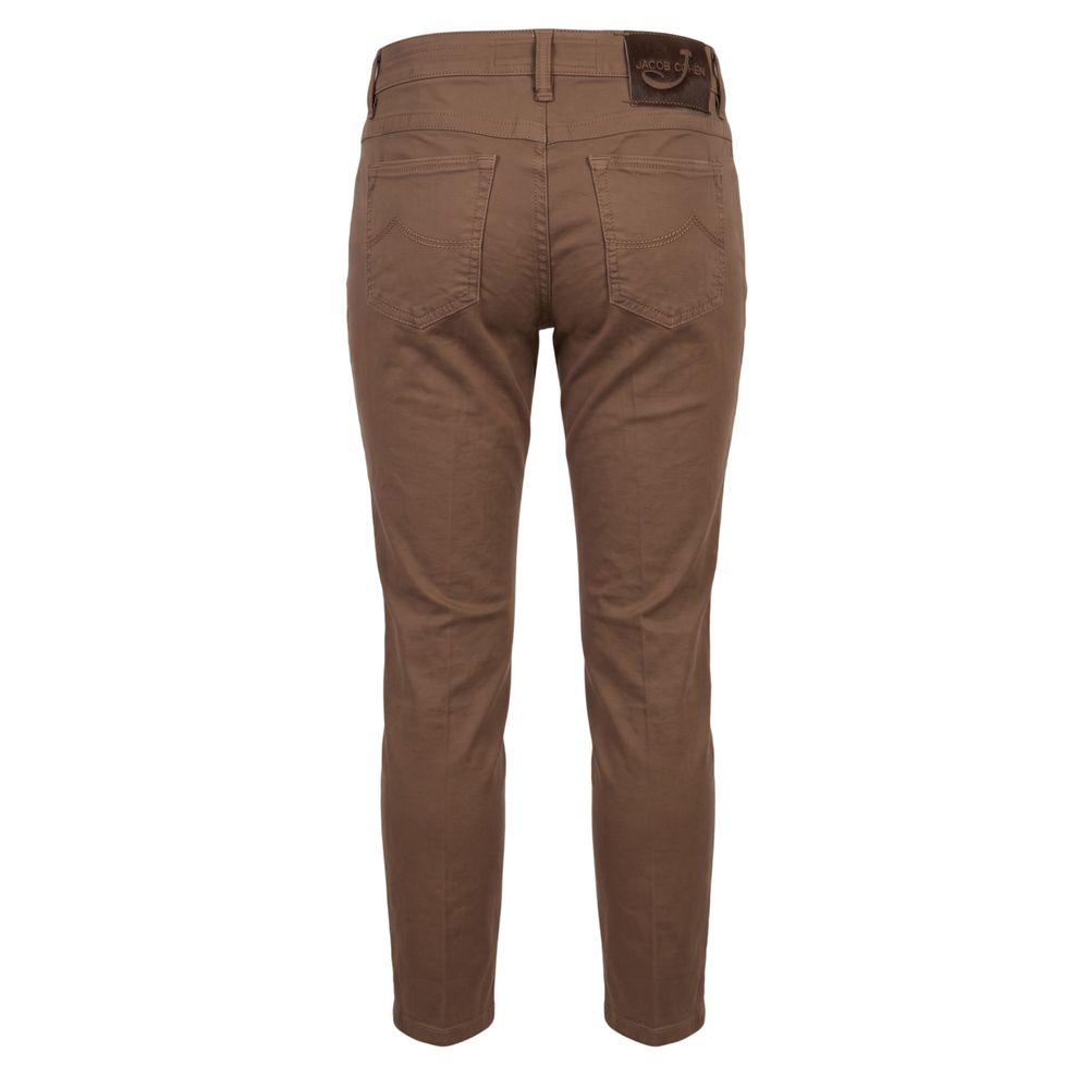 Jacob Cohen Brown Cotton Women's Pants
