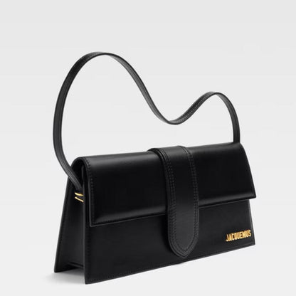 Jacquemus Black leather Le Bambino Long bag