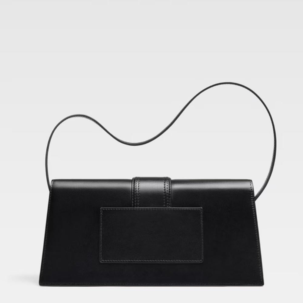Jacquemus Black leather Le Bambino Long bag