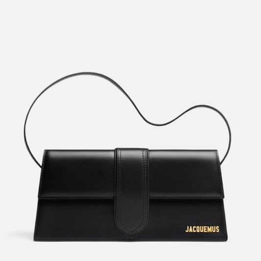 Jacquemus Black leather Le Bambino Long bag