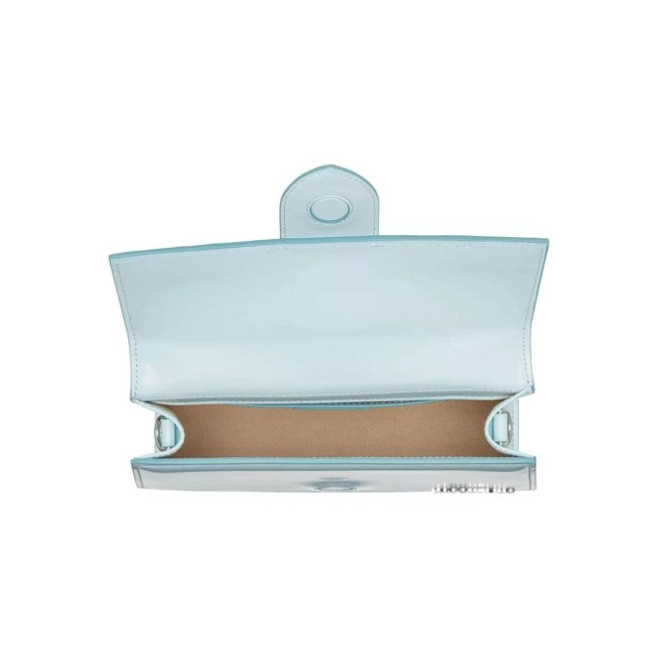 Jacquemus Pale blue Leather Le Grand Bambino Handbag
