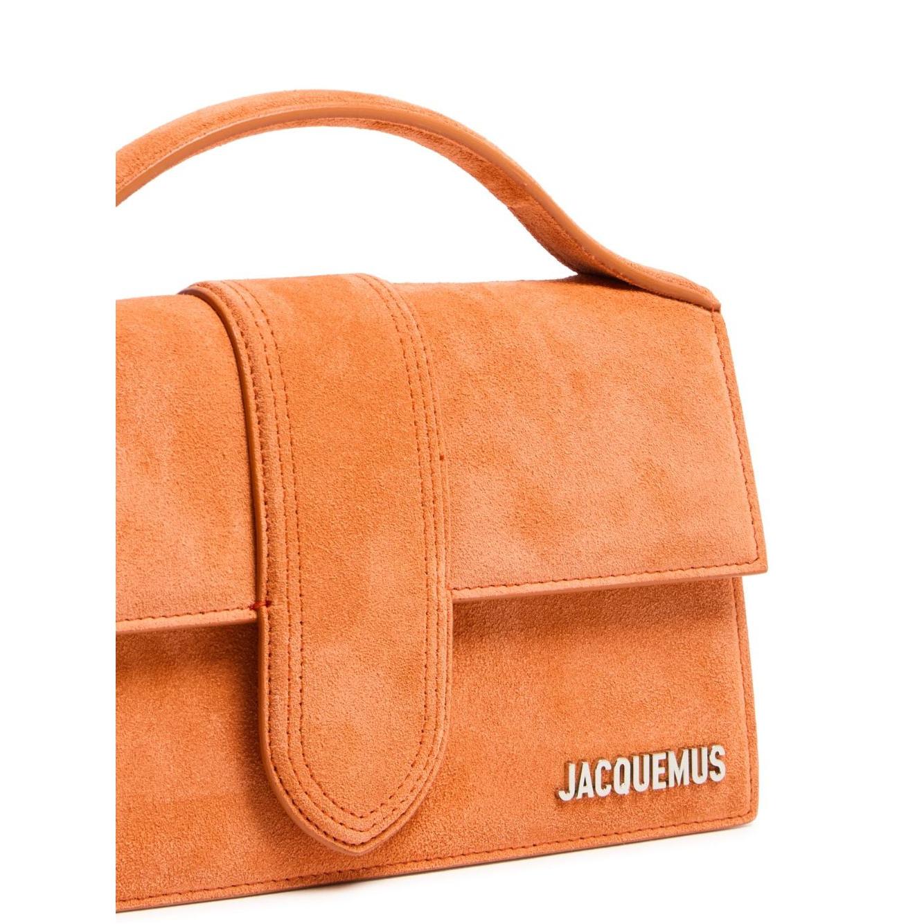 Jacquemus Terracotta Leather Le Grand Bambino Handbag