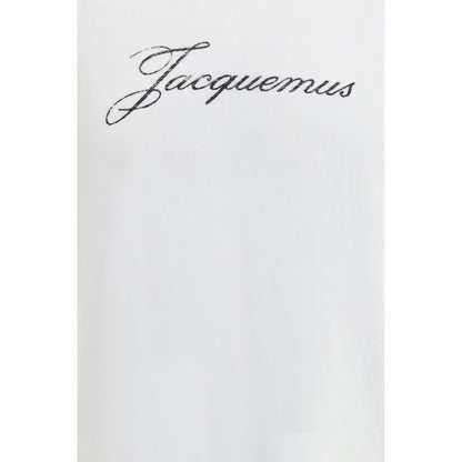 Jacquemus White Cotton Long Sleeve T-Shirt