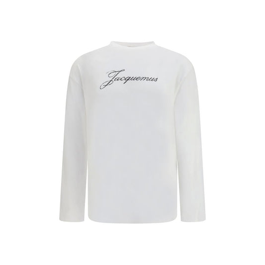 Jacquemus White Cotton Long Sleeve T-Shirt