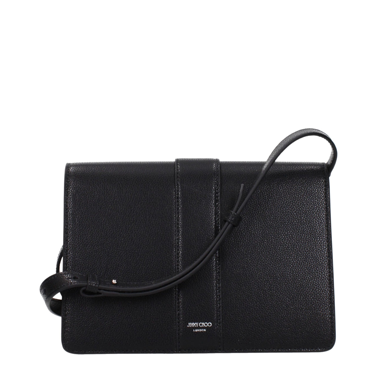 Jimmy Choo Black Leather Crossbody Bag