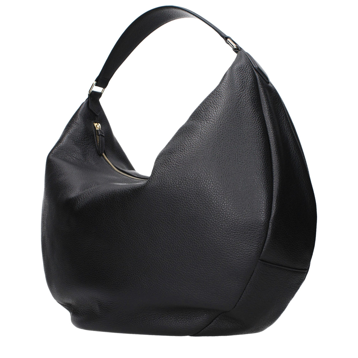 Jimmy Choo Black Leather Shoulder Bag
