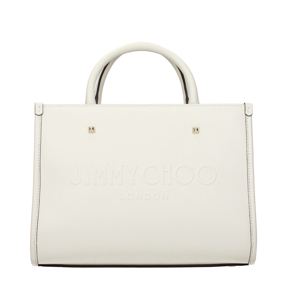 Jimmy Choo White Leather Handbag