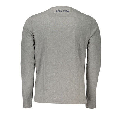 La Martina Grigio Cotton Men T-Shirt
