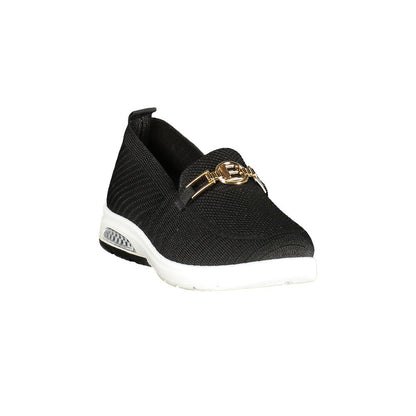 Laura Biagiotti Black Polyester Women Classic Shoe