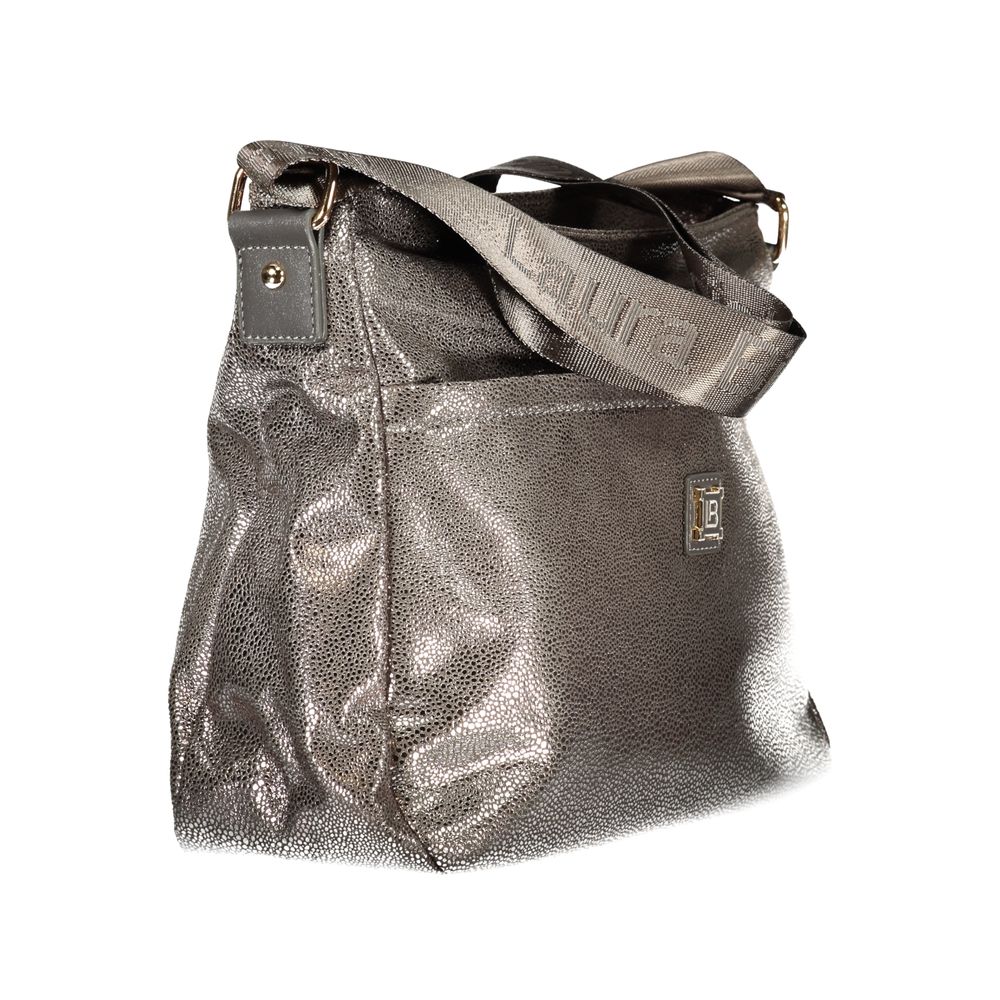 Laura Biagiotti Grigio Polyester Woman Handbag