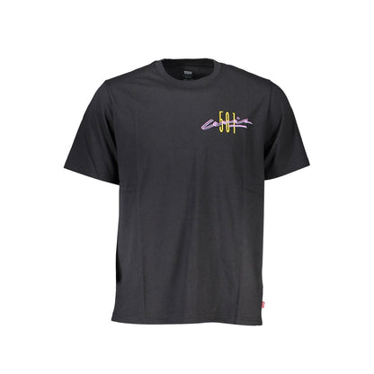 Levi's Black Cotton Mens T-Shirt