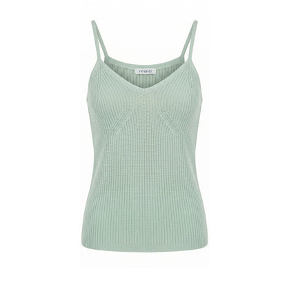 Malo Green Wool Women Tank