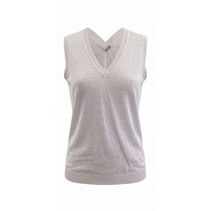 Malo Pink Linen Women Tank