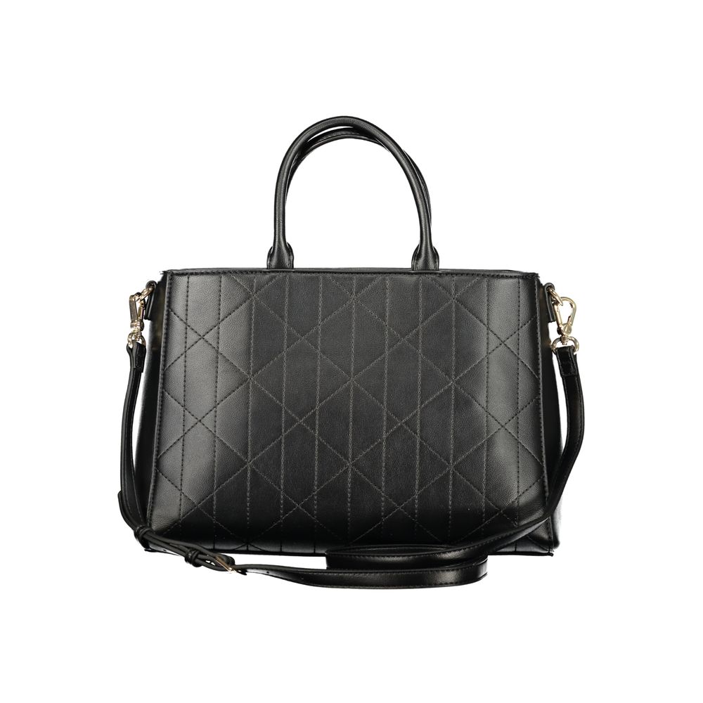 Mario Valentino Black Polyurethane Women's Bag