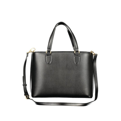 Mario Valentino Black Polyurethane Women's Bag