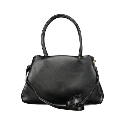 Mario Valentino Black Polyurethane Women's Bag