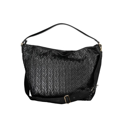 Mario Valentino Black Polyurethane Women's Bag