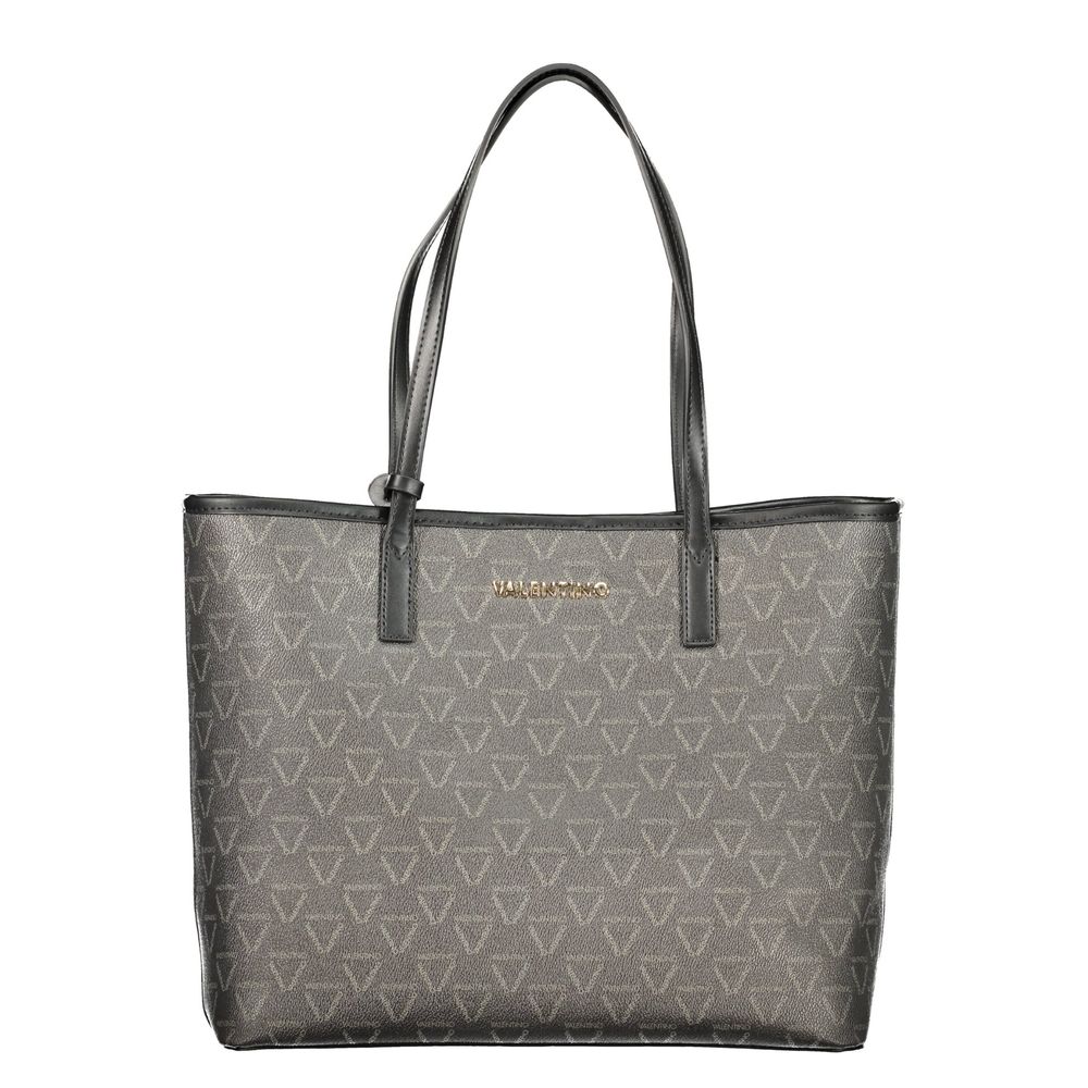 Mario Valentino Black Polyurethane Women's Bag