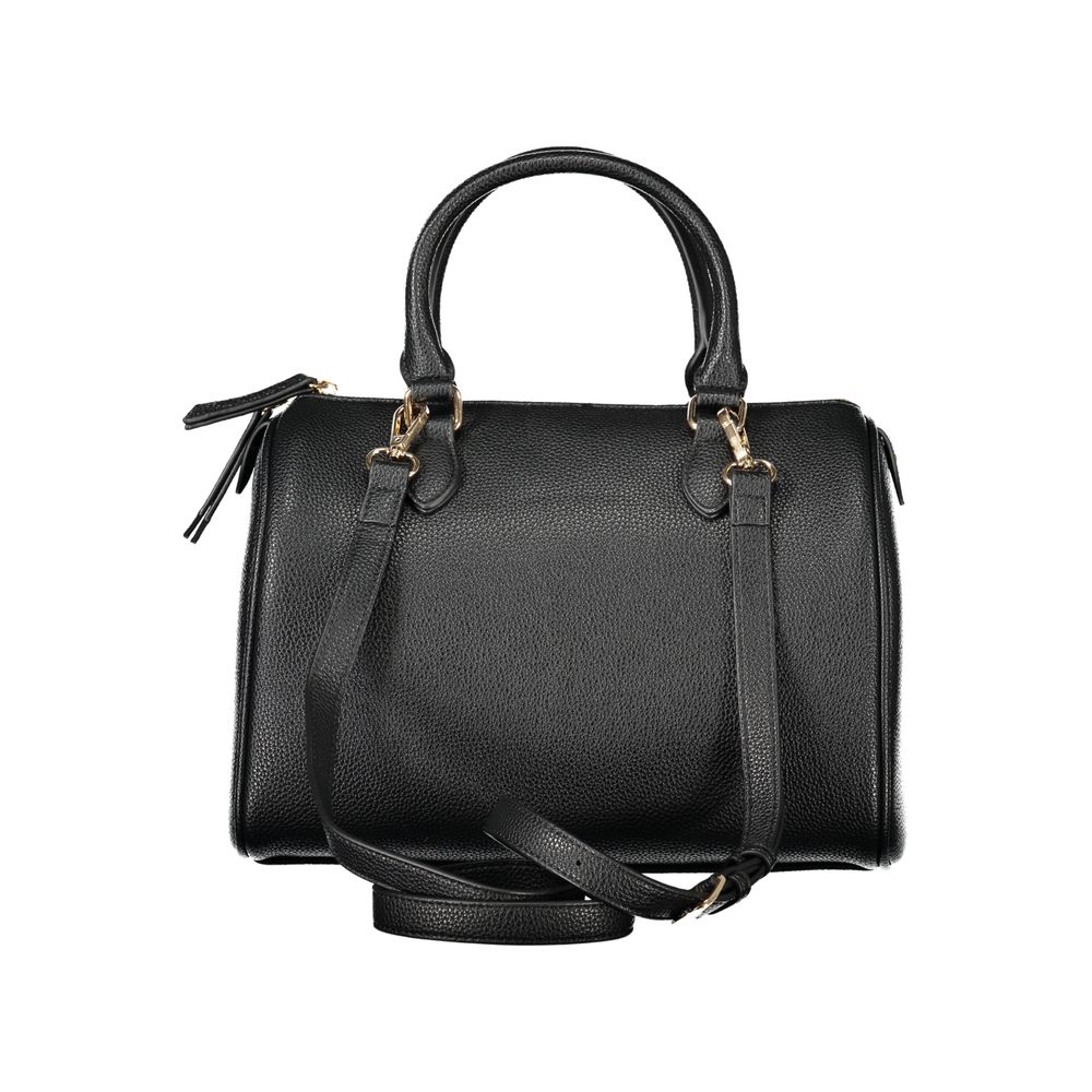 Mario Valentino Black Polyurethane Women's Bag