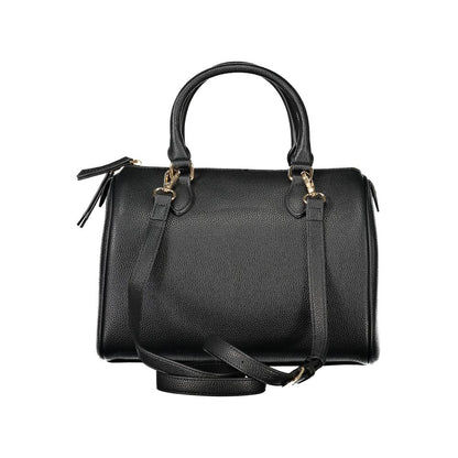 Mario Valentino Black Polyurethane Women's Bag