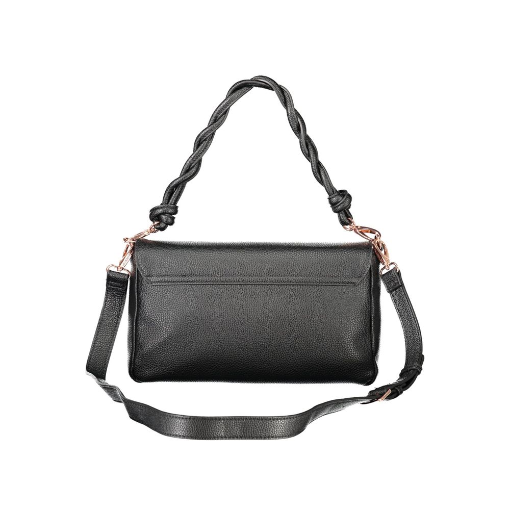 Mario Valentino Black Polyurethane Women's Bag