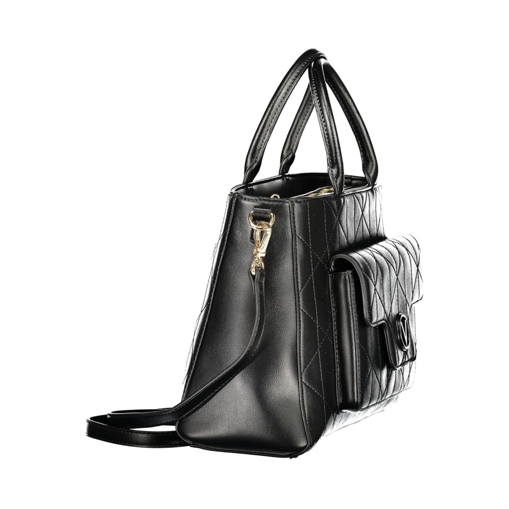 Mario Valentino Black Polyurethane Women's Bag
