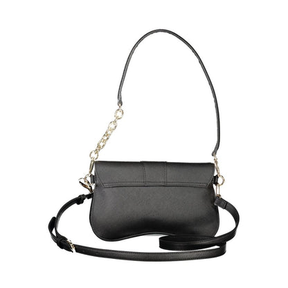 Mario Valentino Black Polyurethane Women's Bag