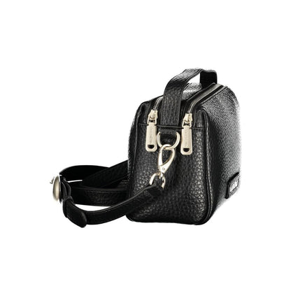 Mario Valentino Black Polyurethane Women's Bag