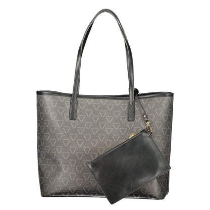 Mario Valentino Black Polyurethane Women's Bag
