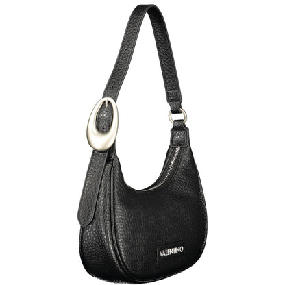 Mario Valentino Black Polyurethane Women's Bag