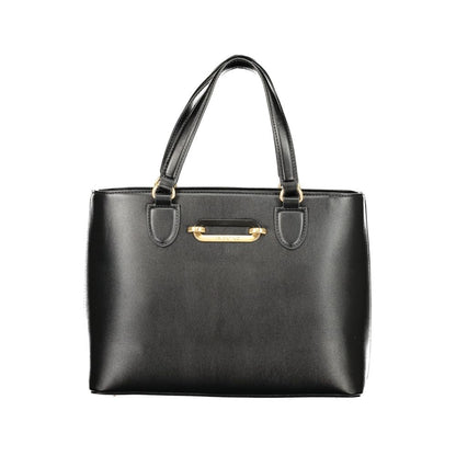 Mario Valentino Black Polyurethane Women's Bag