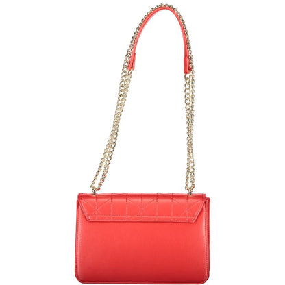 Mario Valentino Rosso Polyurethane Women's Bag