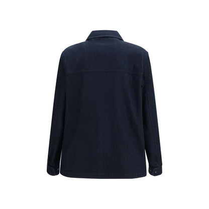 Moncler Blue Cotton Denim Jacket