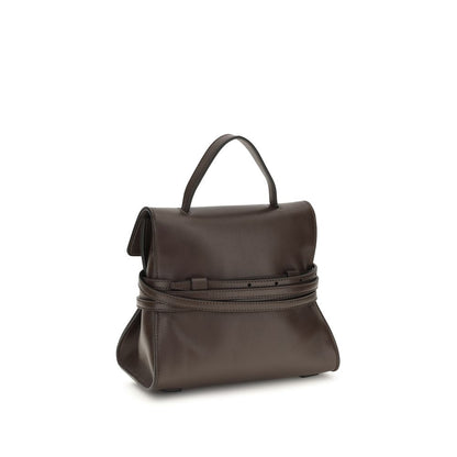 Moschino Brown Goatskin Shoulder Bag