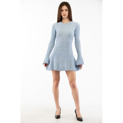 Moschino Multicolor Wool Casual Dress