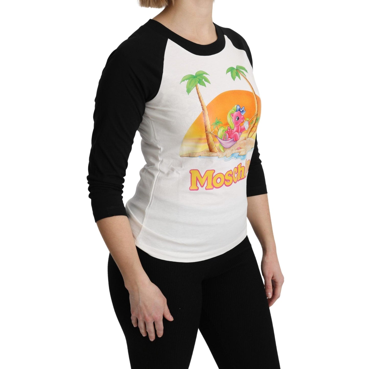 Moschino White Cotton T-shirt My Little Pony Top Tshirt
