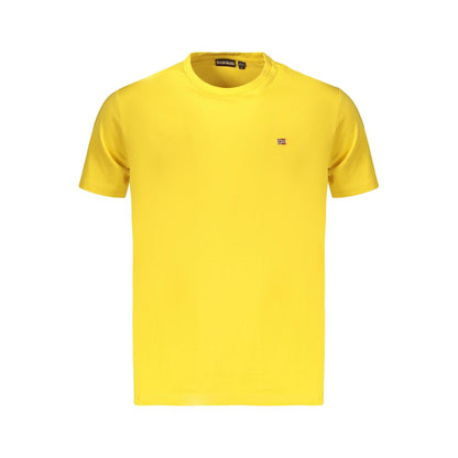 Napapijri Giallo Cotton Men's T-Shirt