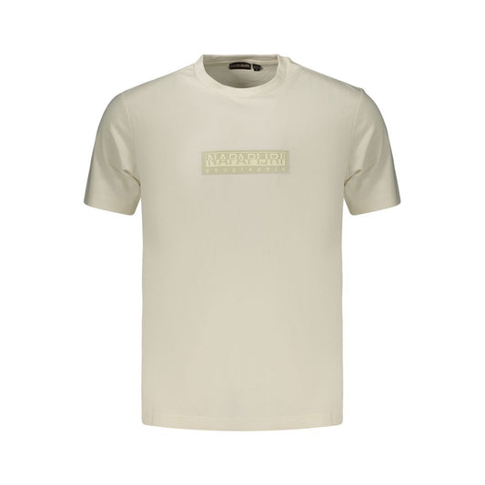 Napapijri White Cotton Men's T-Shirt