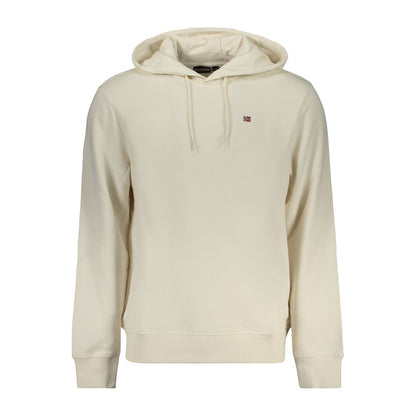 Napapijri White Cotton Sweatshirt