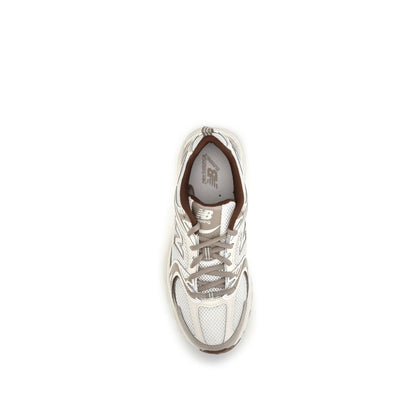 New Balance Silver Fabric Athletic Sneakers