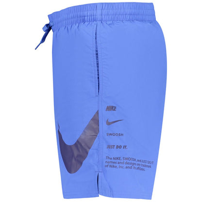 Nike Blu Poliestere Uomo Shorts