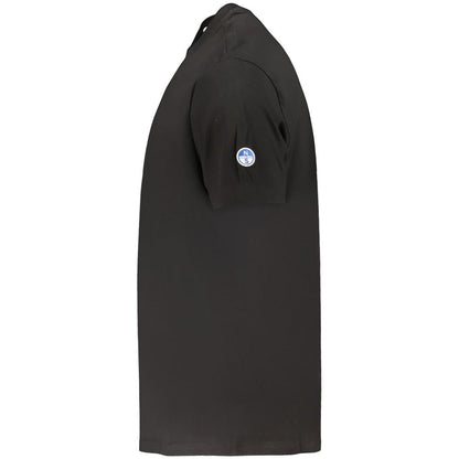 North Sails Black Cotton T-Shirt